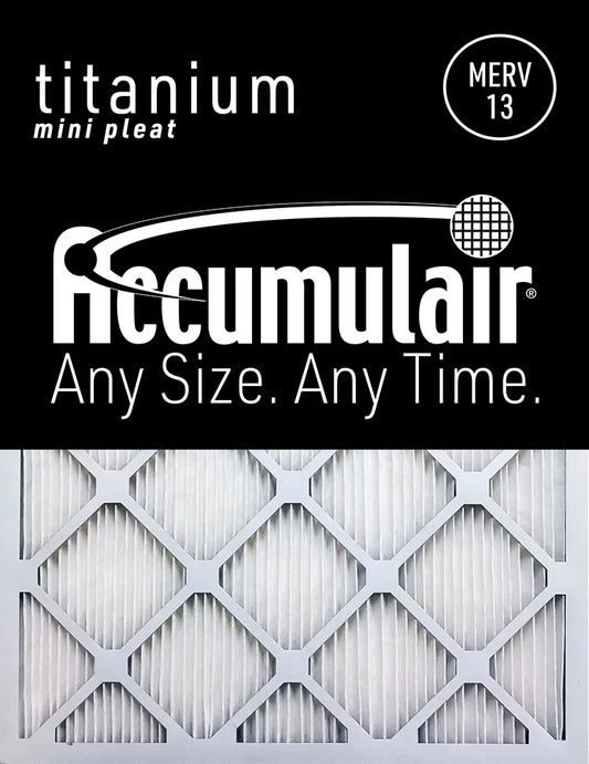 Air Allergen Filters 20x32x1 (4 Pack) Reduction Titanium Accumulair