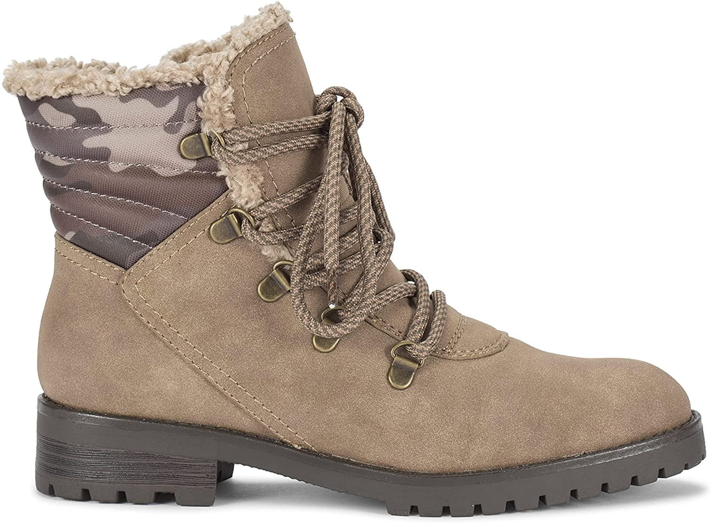 6 Dennison Boots Camo BareTraps Womens Mushroom