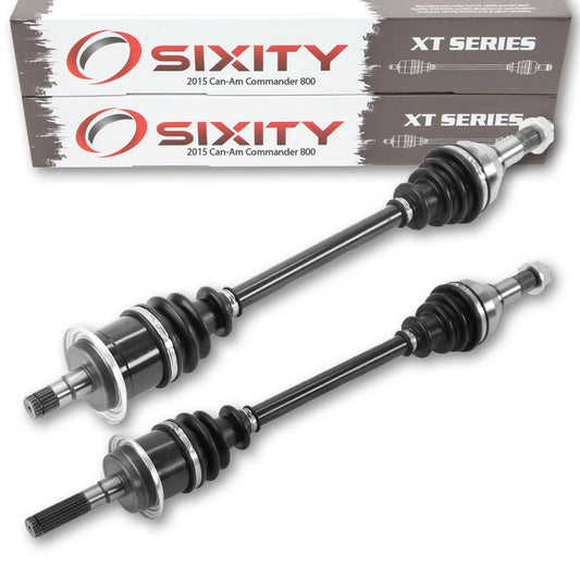 2015 2 pc Front Commander - 4X4 compatible Can-Am 800 DPS XT Right Sixity XT Left Axle STD with