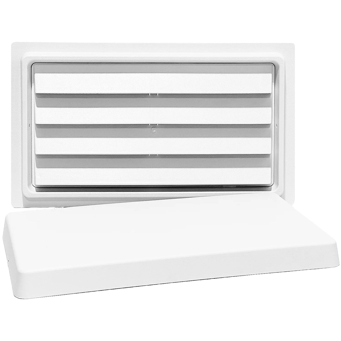 Space Removable Vermin and (White, Width) Crawl Manual Cover Screen 16" Height x 8" Vent with Air