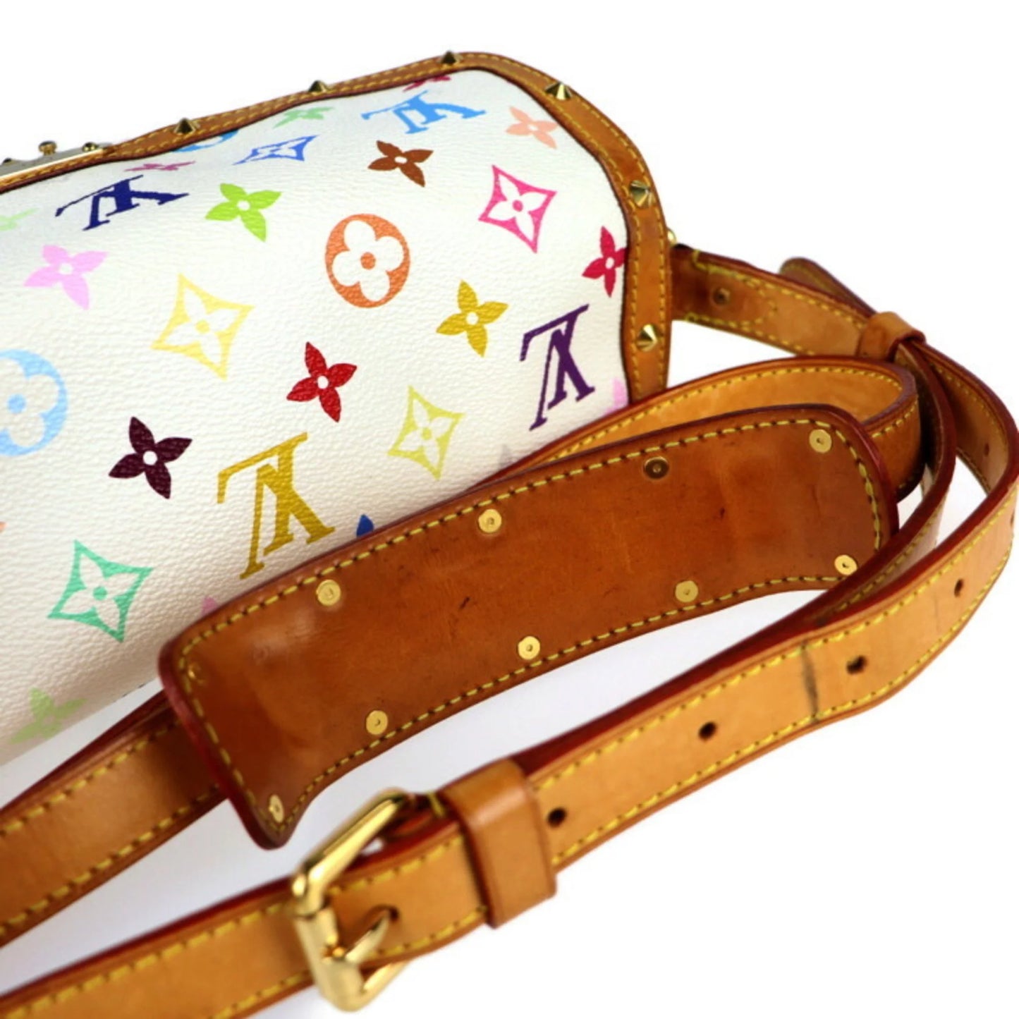 Vuitton LOUIS VUITTON multicolor Louis Sologne monogram bag shoulder (Good) M92661 Pre-Owned canvas