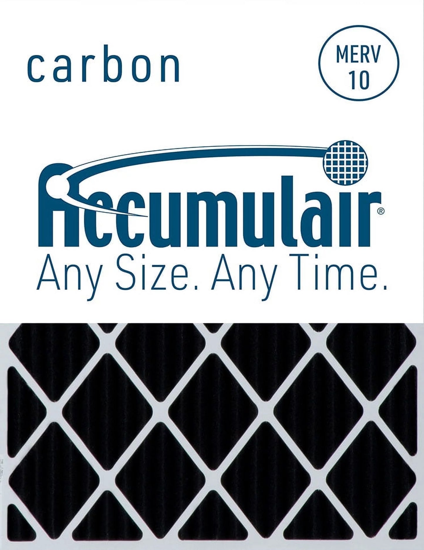 Accumulair Air MERV Filter 10 Odor Carbon Eliminating 20x25x2 (4 Pack)