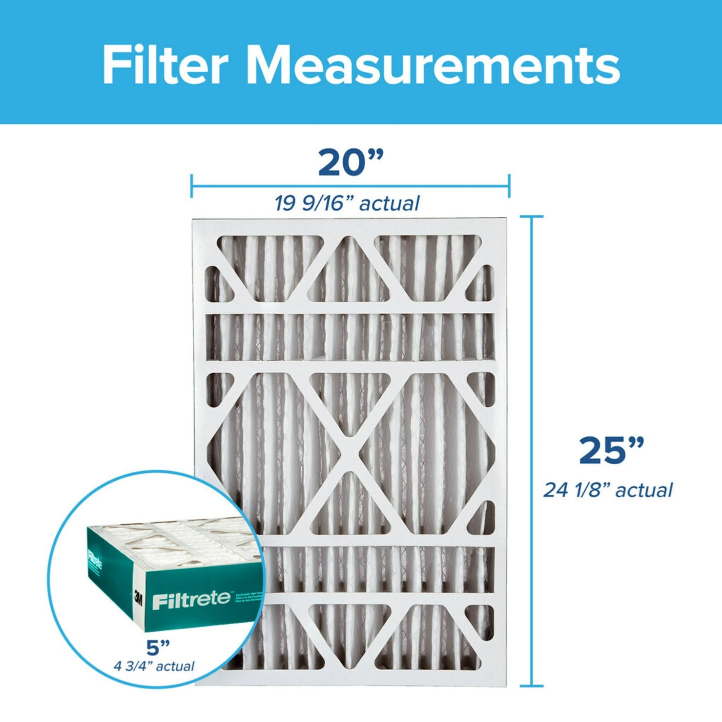 1 Reduction Pleat, Filter, Filtrete Allergen MERV Deep 11, MPR Filter 20x25x5 1200 Air