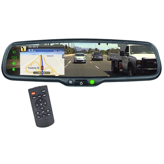 VTM43M4 Monitor 4.3" BOYO Inputs Video Rearview 4 with Mirror