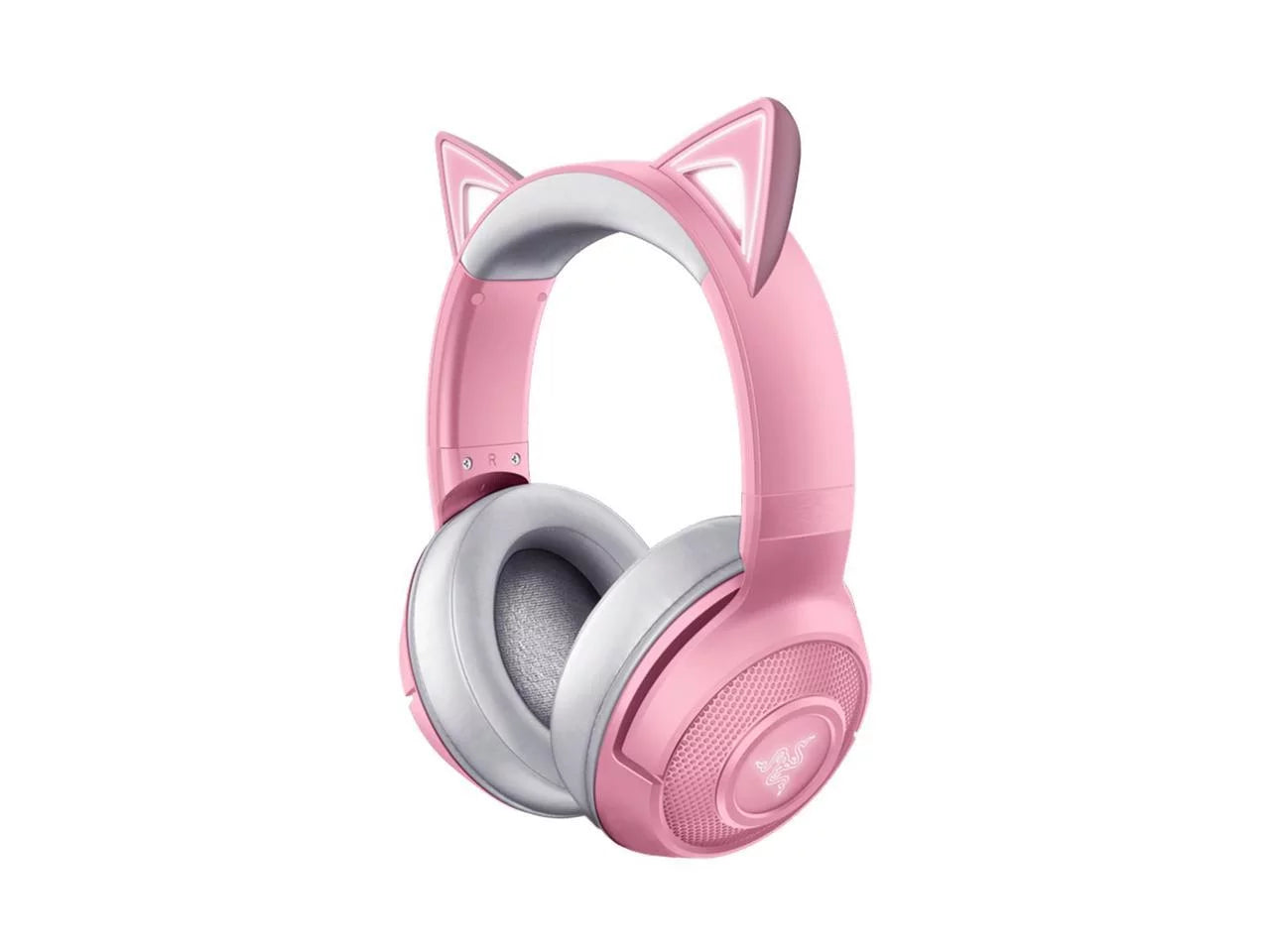 - - Bluetooth Connection Custom-Tuned Powered Microphone Kraken Beamforming Razer Razer Quartz Latency Drivers - 40mm Edition: 5.0-40ms Chroma Pink - by Kitty BT Low