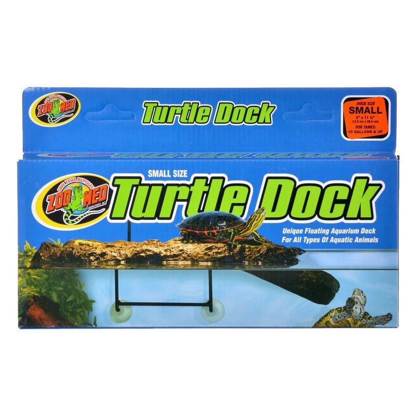 Tanks Med (11.25" x 10 - Zoo Turtle Floating Small Gallon Long Wide) 5" Dock