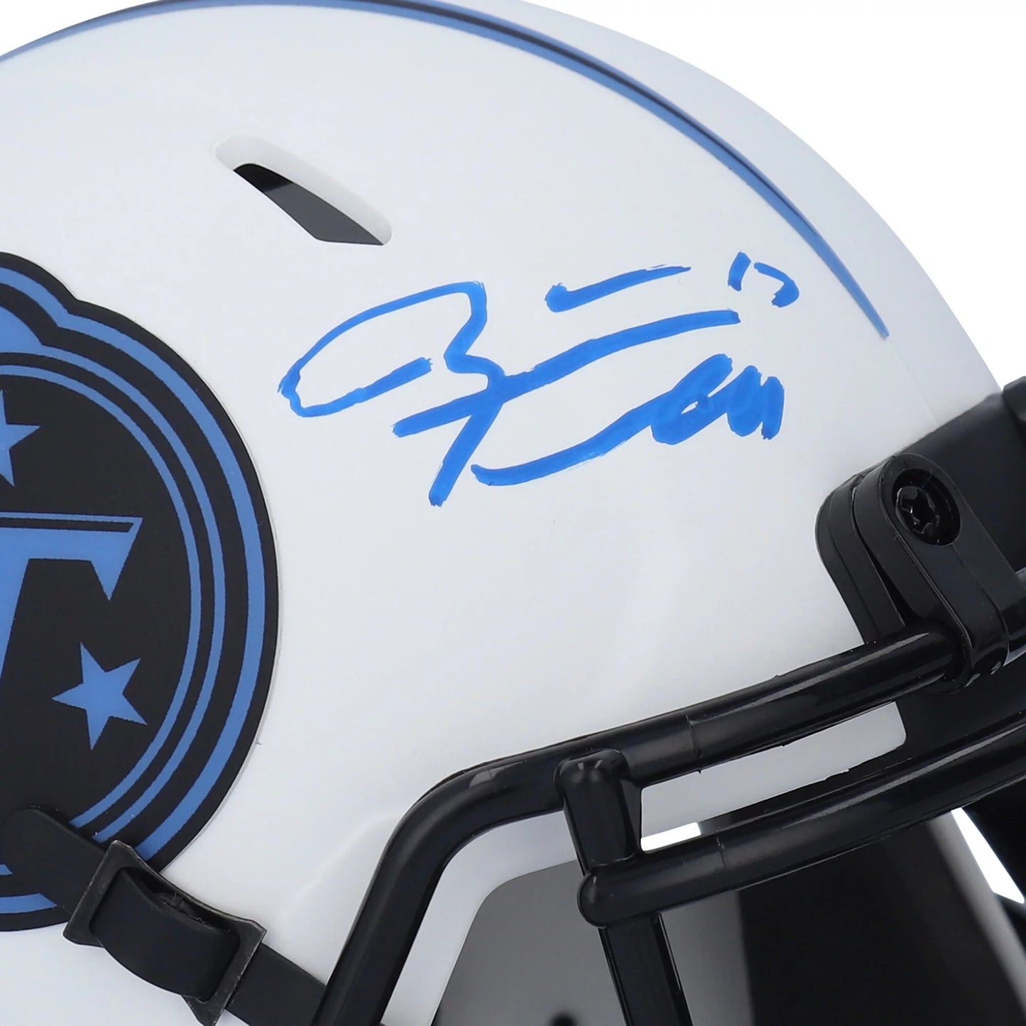 Tennessee - Speed Alternate Fanatics Autographed Ryan Titans Lunar Authentic Mini Eclipse Helmet Certified Tannehill Riddell