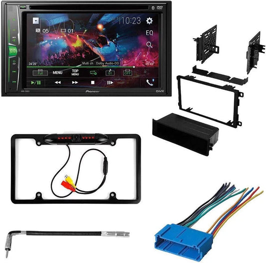 1994-1996 Pioneer Ninety-Eight Double Oldsmobile Bundle Bluetooth/Backup Camera/Install Touchscreen with Kit/in-Dash KIT4823 for Stereo AM/FM Receiver DIN AVH-241EX 6.2" DVD/CD Car W/ Media Digital