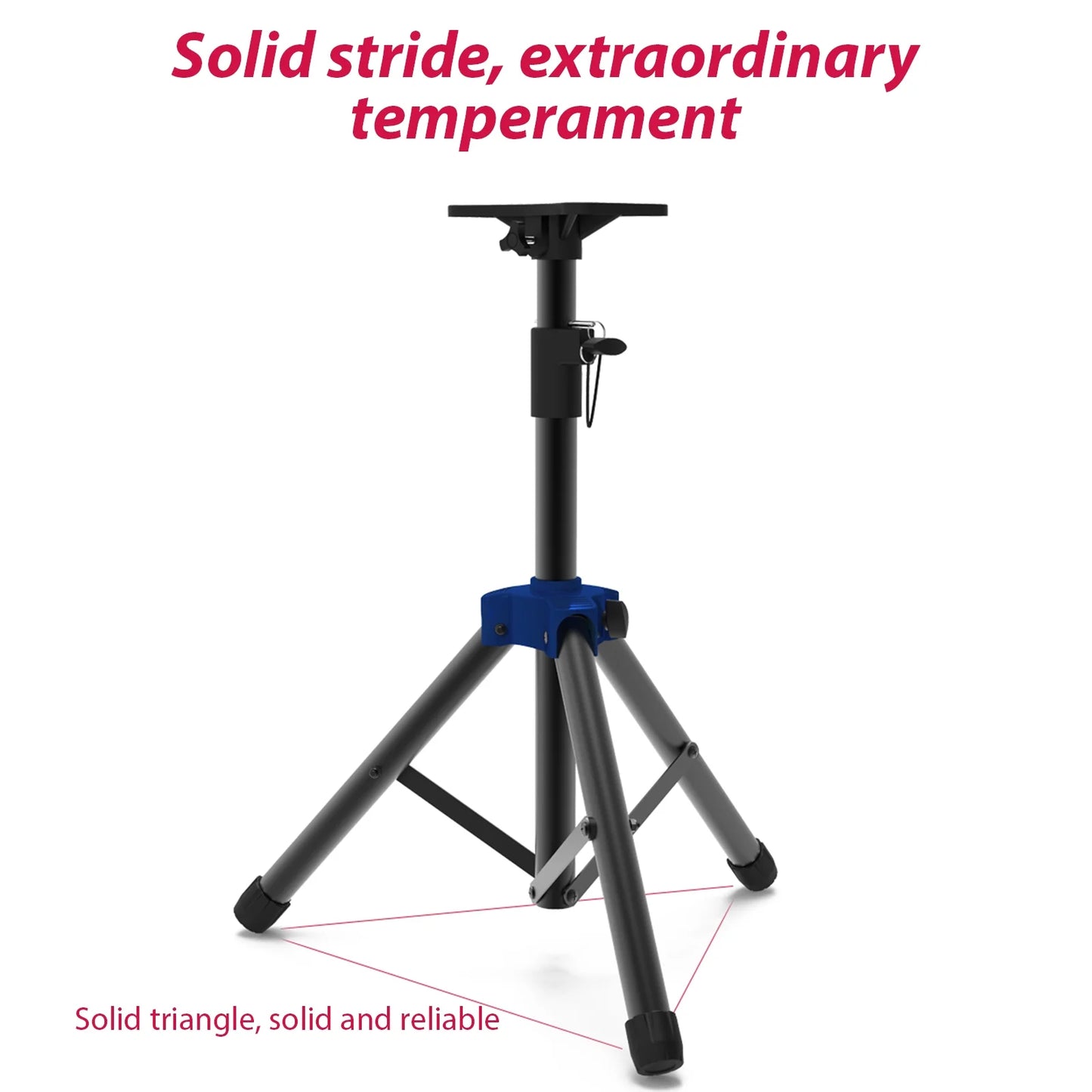 Speaker, Bracket Studio Sound Surround Heavy Duty Non Bisofice Performance Stand Speaker Stand slip Tripod for with Adjustable Height for Base,