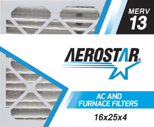 AC Merv Aerostar Filter Box Furnace 13, - 6 of 16x25x4 and