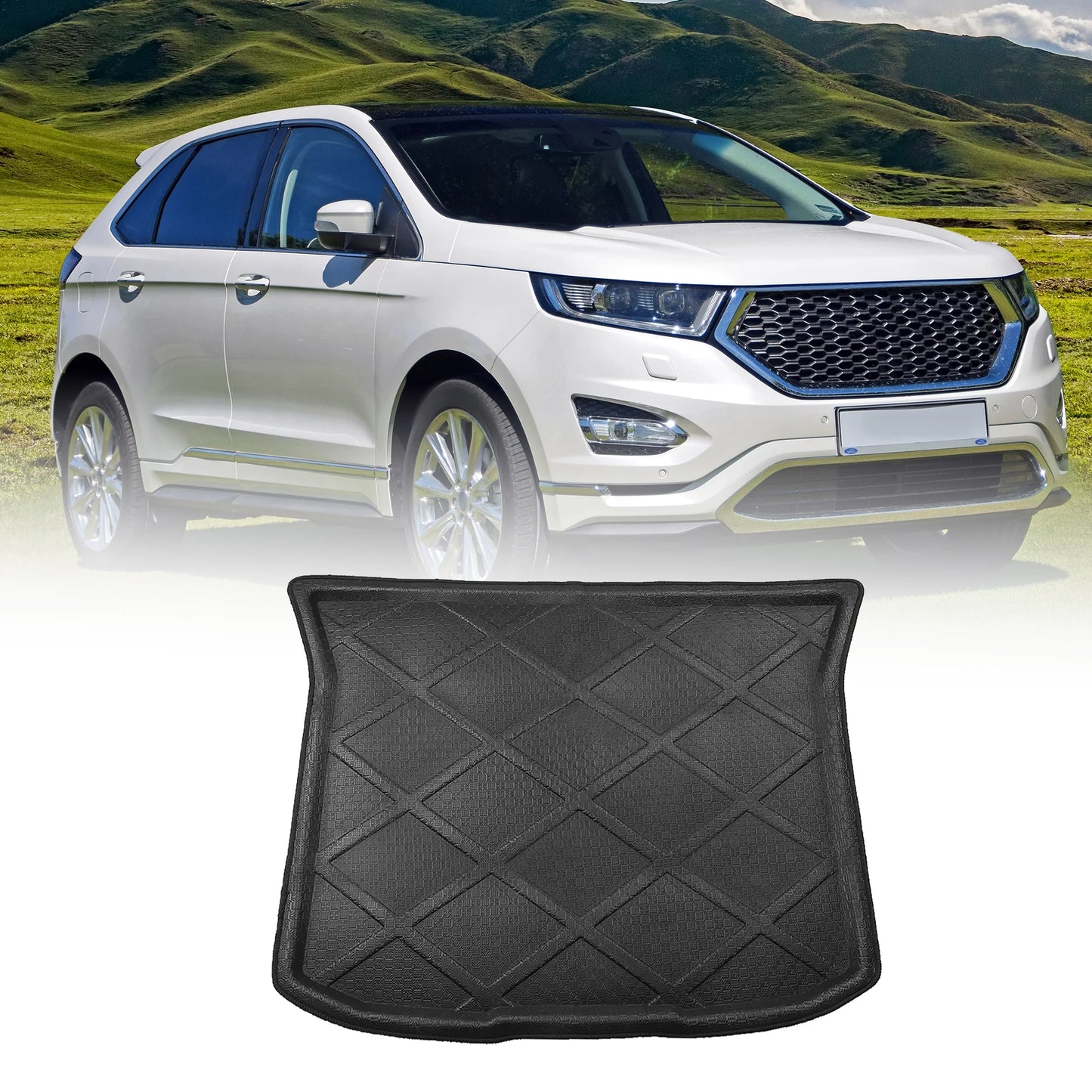 Unique Mat Cover Trunk Edge Auto Floor Liner Cargo for Plastic Rear Ford Bargains