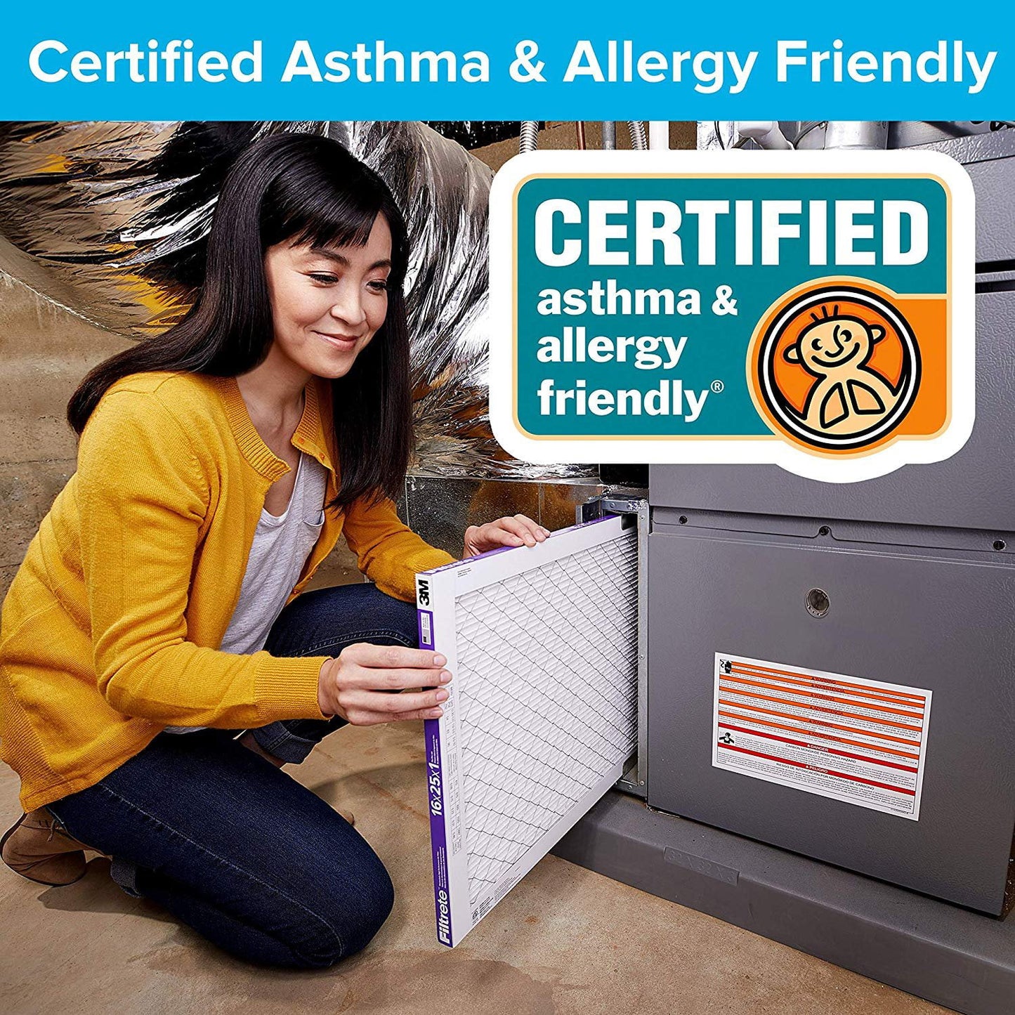 1500, Air Healthy Living 2-Pack MPR AC Filtrete Filter, Furnace Allergen, 16x20x1, Ultra