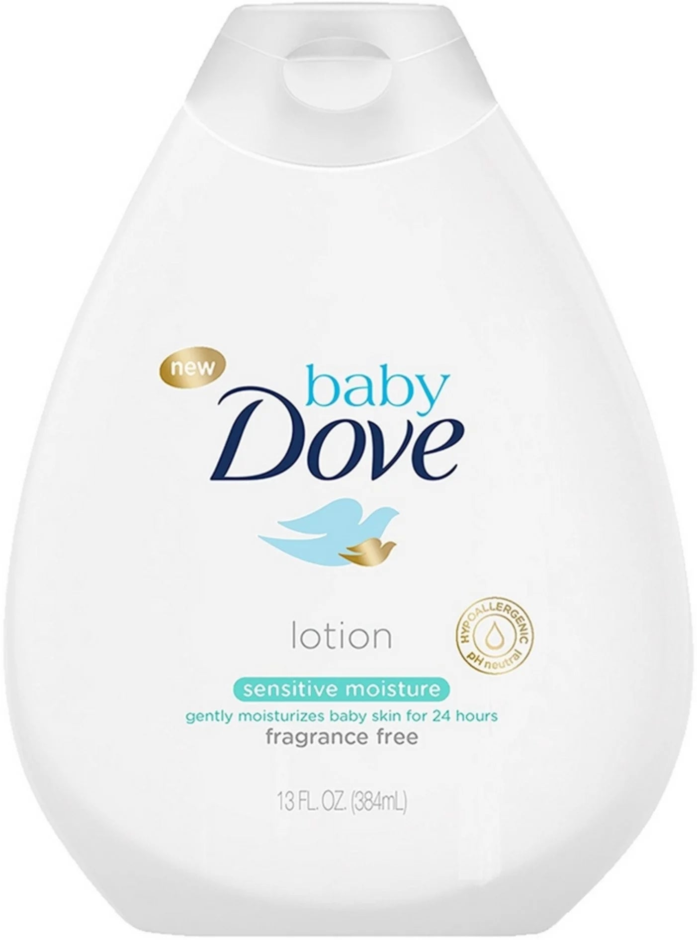 3 Fragrance count 13 Dove Free Lotion, oz, Sensitive Baby Moisture