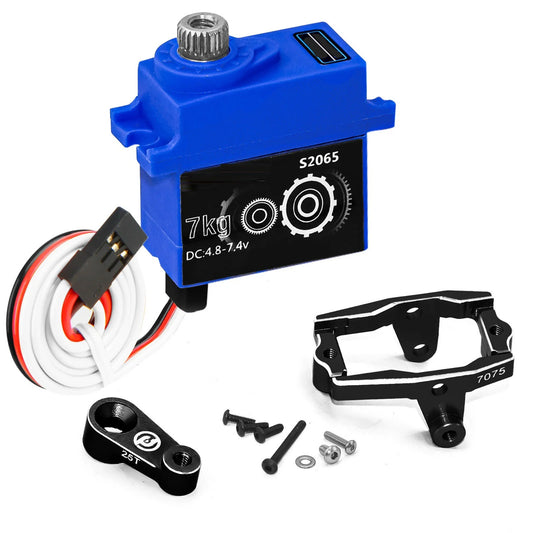 Upgrade Servo 1/18 RC Gifts Season for and Mount Digital Clearance TRX4M Gear Servo Saving Metal Parts Servo Micro Holiday 2023RC with Horn Servo Car