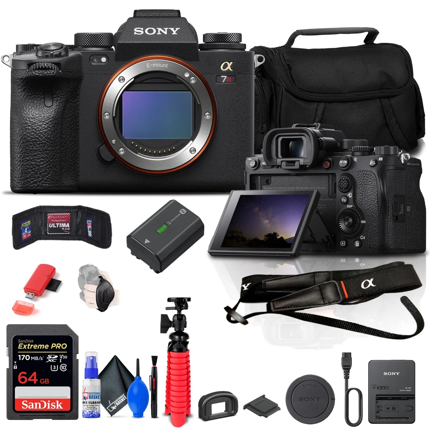 Sony IIIA Bundle Alpha - a7R Base Mirrorless Digital Camera