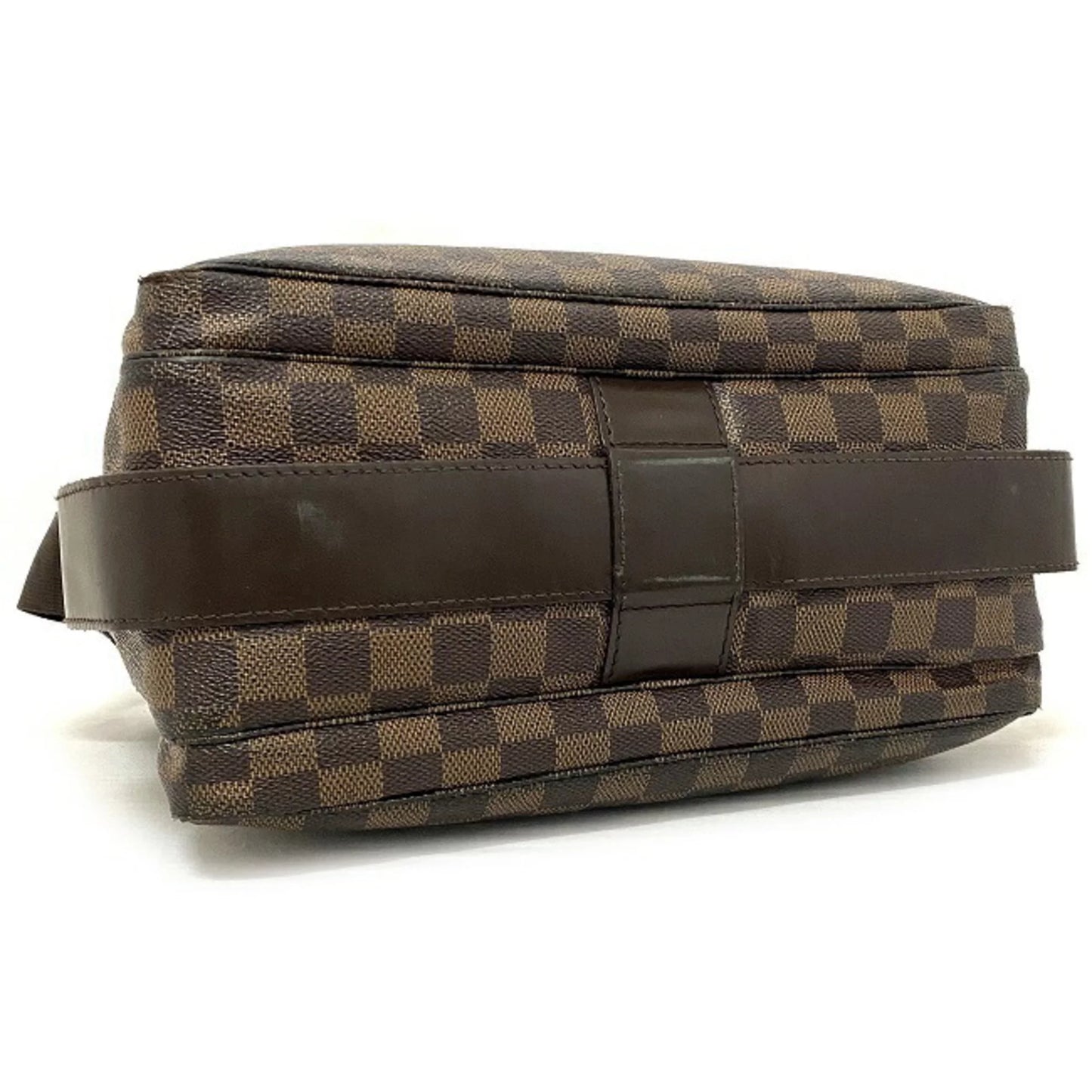 (Good) Shoulder Ebene N45255 SR0055 Brown Vuitton Damier LOUIS Louis Pre-Owned VUITTON Bag Naviglio