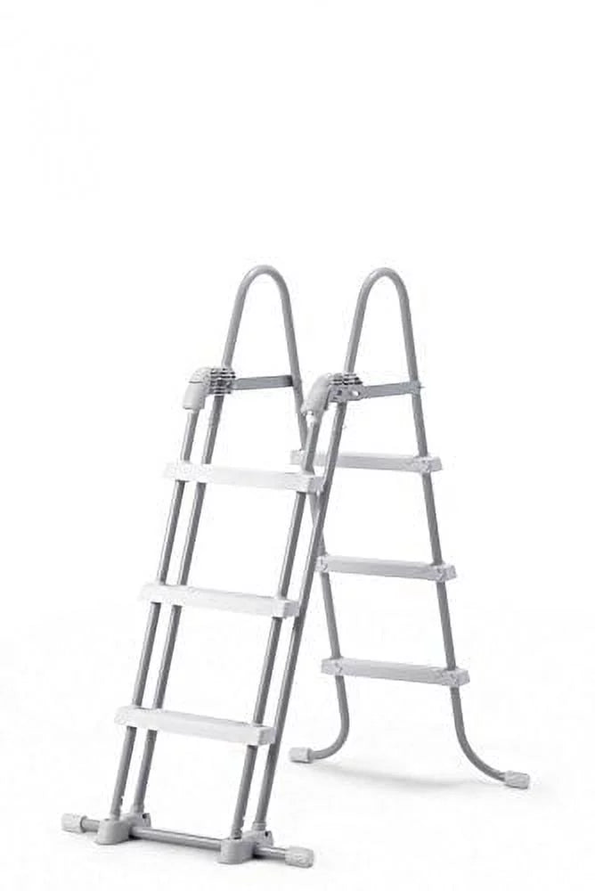 Steps Removable Pool Ladder Deluxe for Ground Wall with 36"/42" Above Intex