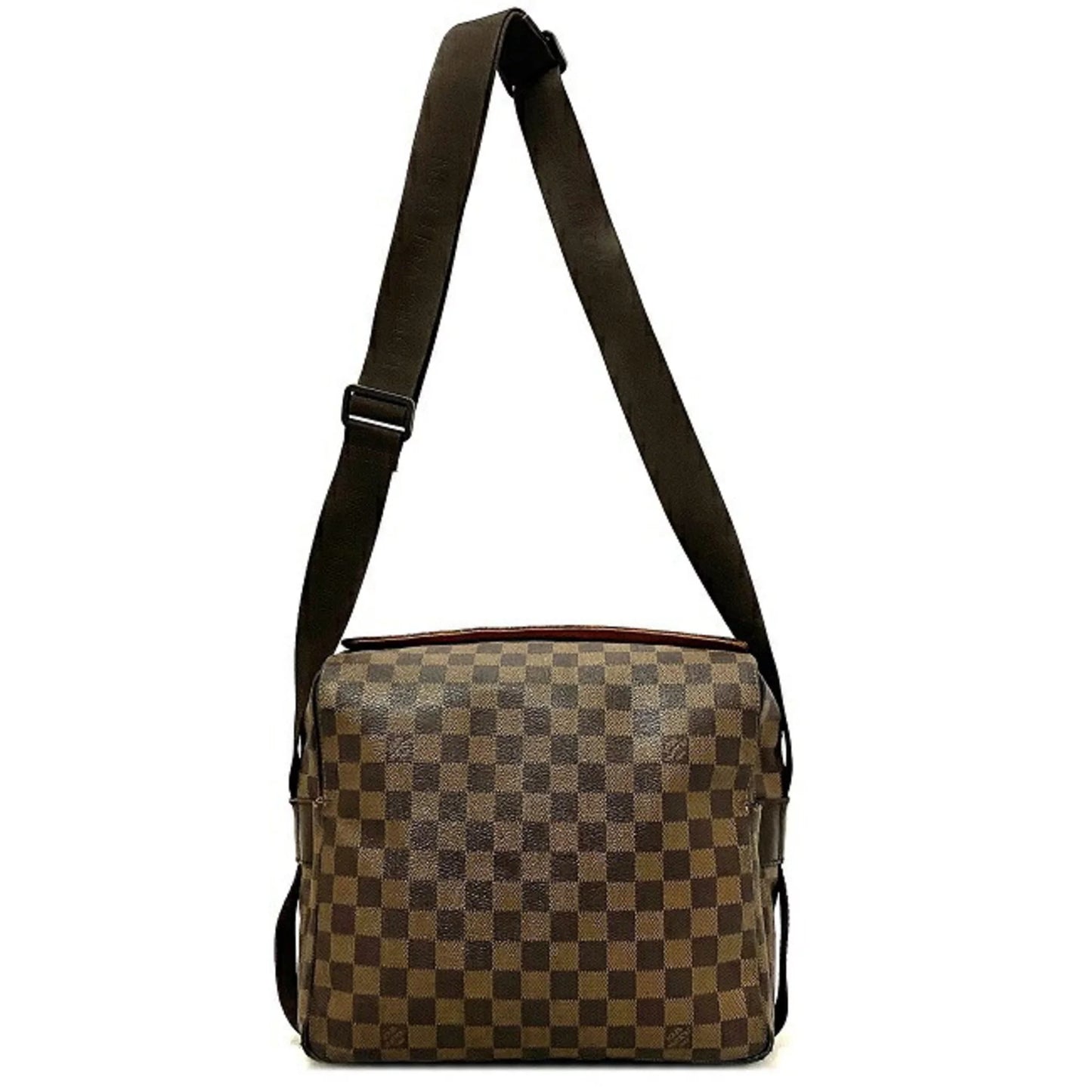 (Good) Shoulder Ebene N45255 SR0055 Brown Vuitton Damier LOUIS Louis Pre-Owned VUITTON Bag Naviglio