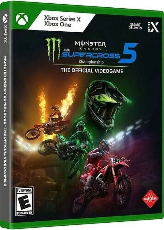 [New Xb One Series Video and Monster for Game] X Supercross Xbox 5 Energy Xbox