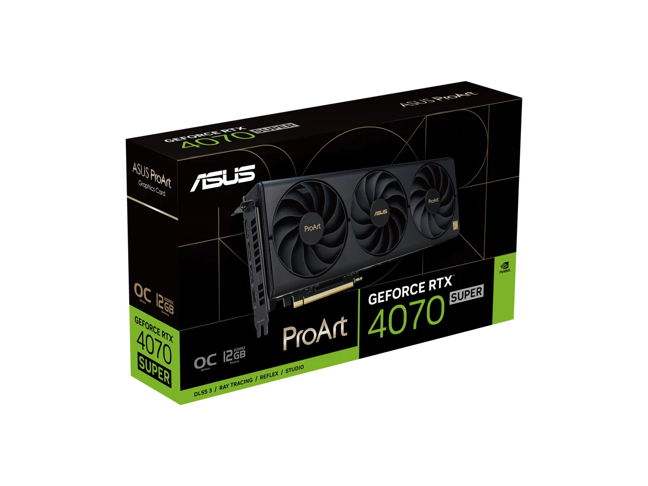 2.1a, OC Card SUPER 4070 ASUS Graphics ProArt 4.0, GeForce 1.4a) (PCIe GDDR6X, 3, DisplayPort PROART-RTX4070S-O12G RTX HDMI DLSS Edition 12GB