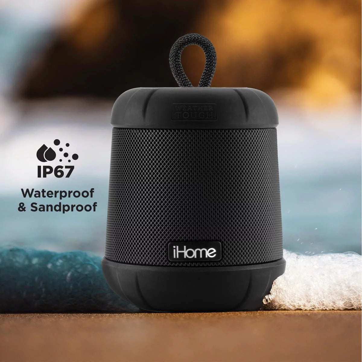 Speaker Bluetooth iHome with Portable Life 20HR Battery Waterproof