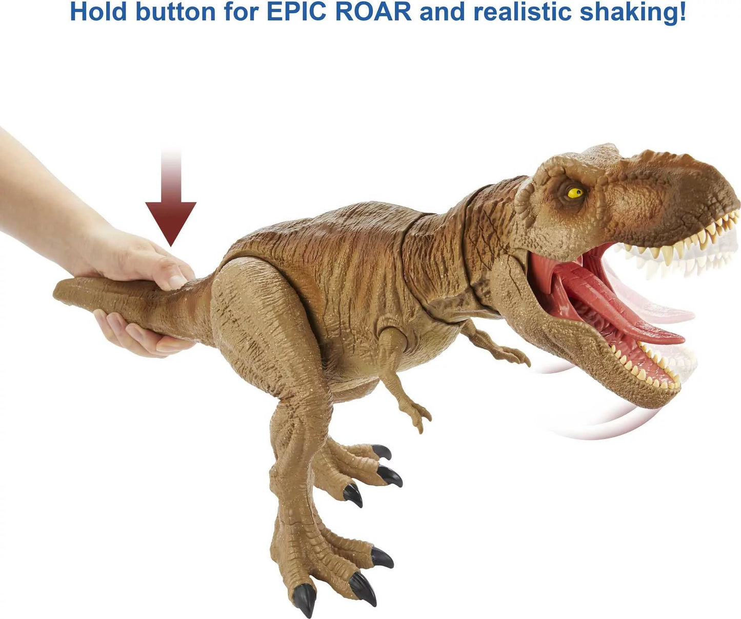 Up Action Roarin’ 4 Epic Tyrannosaurus & for Years Large Ages Jurassic World Rex Figure