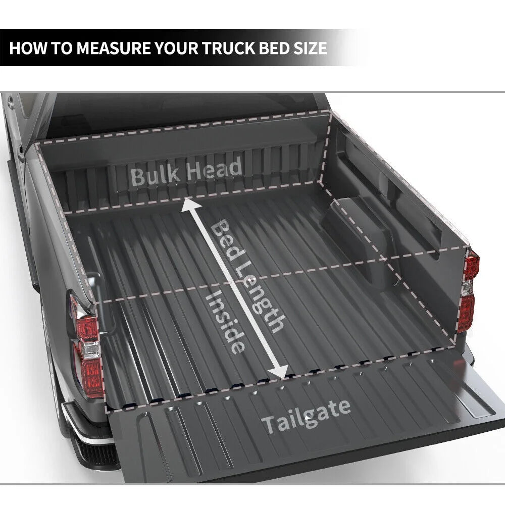 2009-2023 for Truck Bed ft Ledkingdomus 1500 Tonneau Ram Soft Dodge Rambox Without 5.7 up Bed Roll Cover