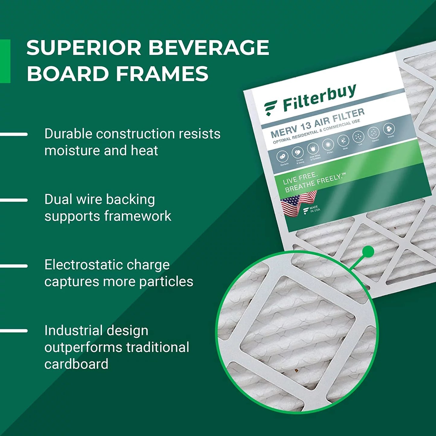 13 Furnace Air Filterbuy MERV AC HVAC 12x30x1 (4-Pack) Filters Pleated