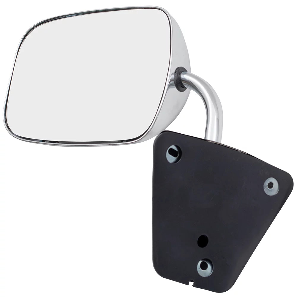 1973-1991 Mirror SUV Compatible Steel 996220 Manual Low Stainless Brock C/K/R/V Pickup Truck Replacement with Side Mount Door