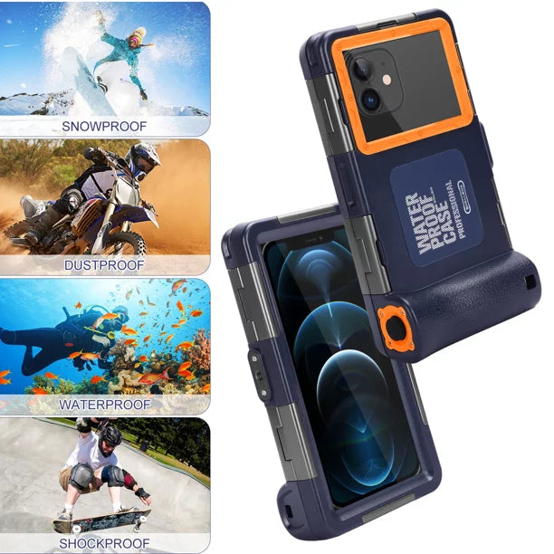 6.9 Lanyard Photo Waterproof Protective Housing Phones Lenovo Swimming all A6600 with [15m/50ft] Professional to Case Underwater Up Video for UrbanX And LCD Surfing Inch Diving Snorkeling