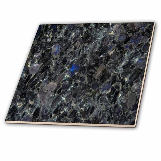 12 Ceramic ct-97971-4 Inch print Blue granite Tile Volga