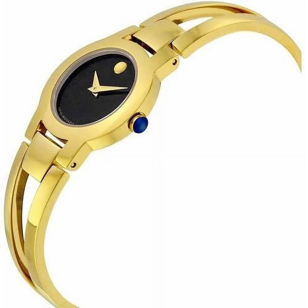 Women's Quartz Watch Movado Casual (Model: Swiss Gold-Plated 0606946)