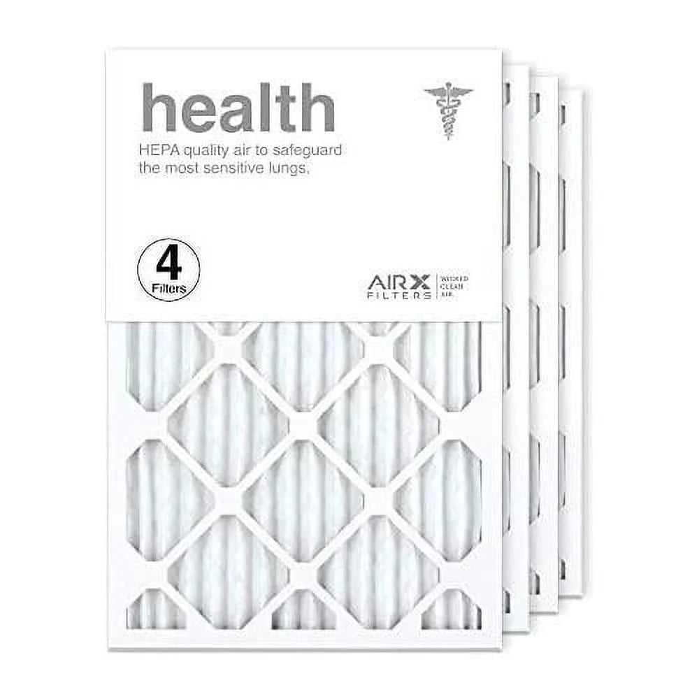 Air Health The Made 13 Filter In MERV HV Furne Air Filter, 4-Pk Pleated 16X25x1