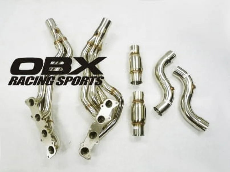 Stainless GT By Header Long Coyote Ford Tube Steel OBX-RS AT/MT 5.0L For Mustang Fitment 15+