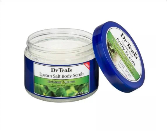 & Dr Spearmint (Pack 6) Renew oz & Exfoliate 16 Scrub, of Teal's Body Salt Epsom Eucalyptus