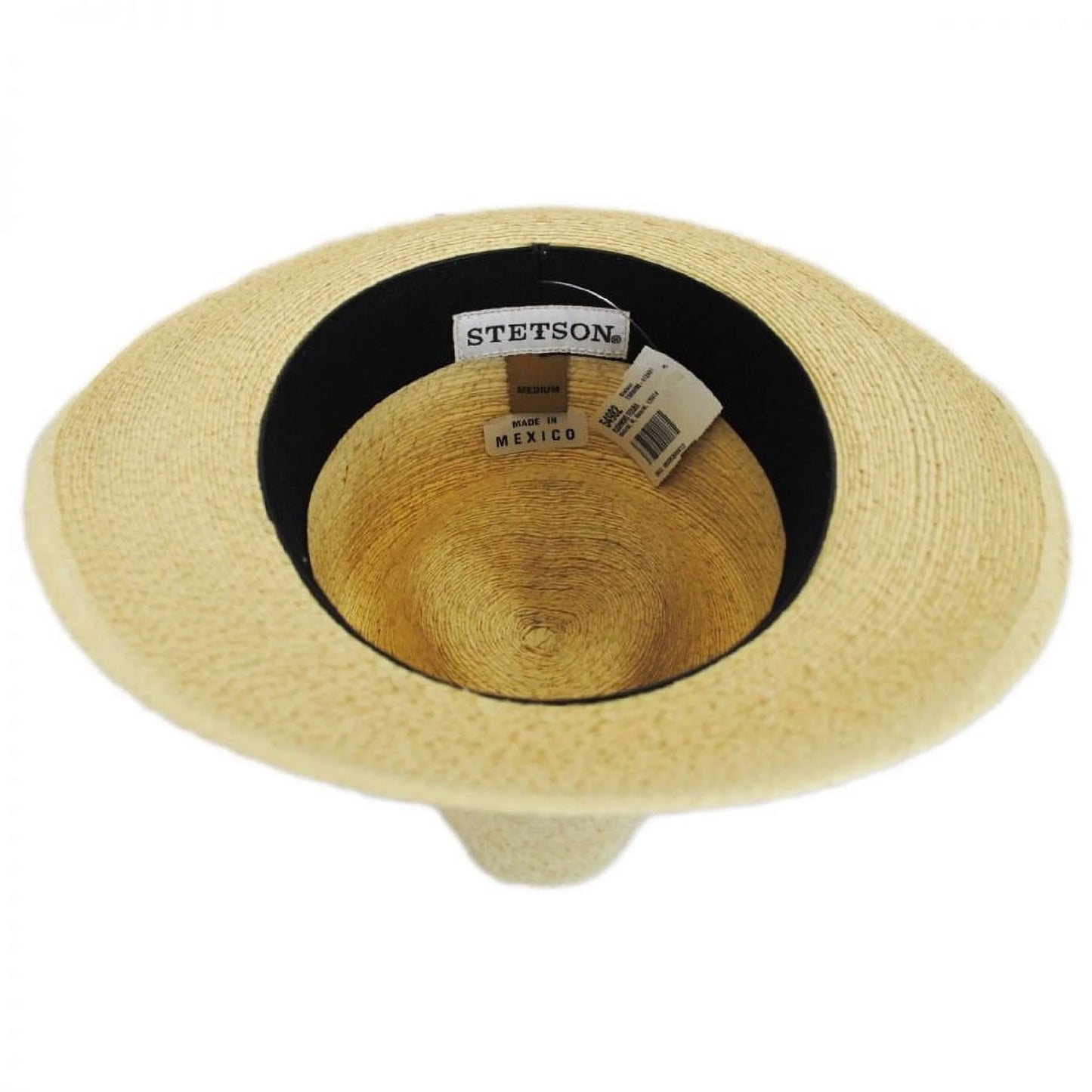 Straw Rushmore Natural Fedora Hat - Palm XXL Leaf -