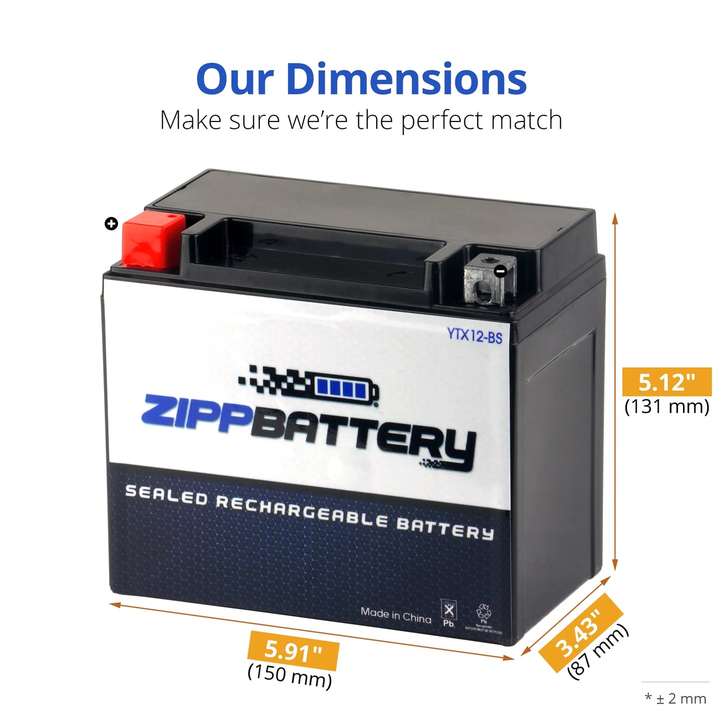 12 180 Ah, Battery Battery YTX12-BS Gsx-r1000 (12-BS CCA) 2004 1000cc for Zipp Motorcycle Suzuki Volt,10