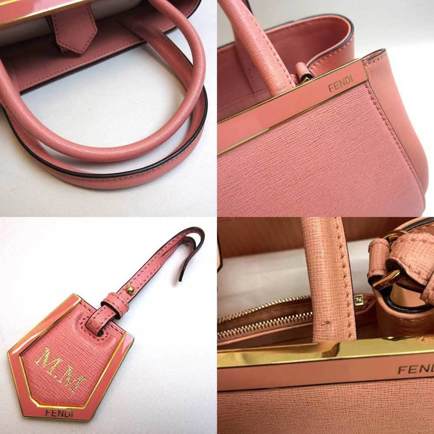 2way Ladies Shoulder Pre-Owned Hand Tojour (Good) 8BH253 Fendi Bag Pink