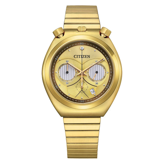 Watch Chronograph AN3662-51W Wars Goldtone Quartz Unisex Citizen C-3PO Star