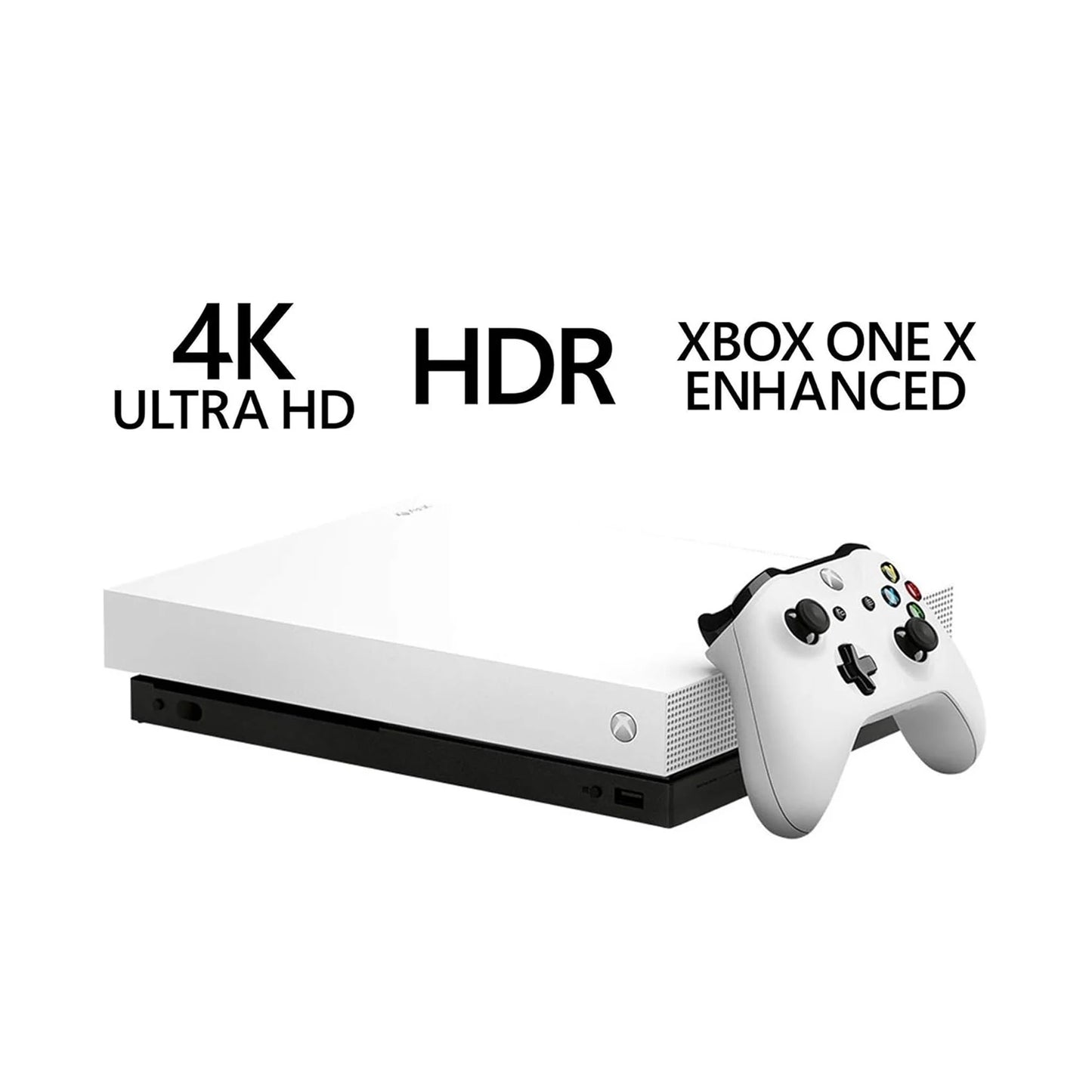 X Kit BOLT Xbox (Refurbished: Like HDMI Microsoft 1TB, Ultra with White Bundle Pre-Owned Cleaning One HD AXTION 4K New)