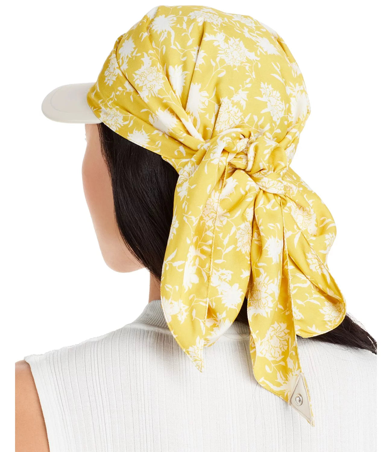 Women’s Cap Yellow Gia – Rag & Headscarf Bone