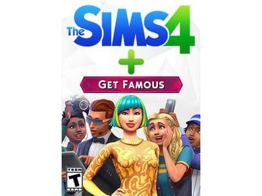 4 Sims [Digital Bundle, Get Arts, Famous The PC, Electronic Plus Download]