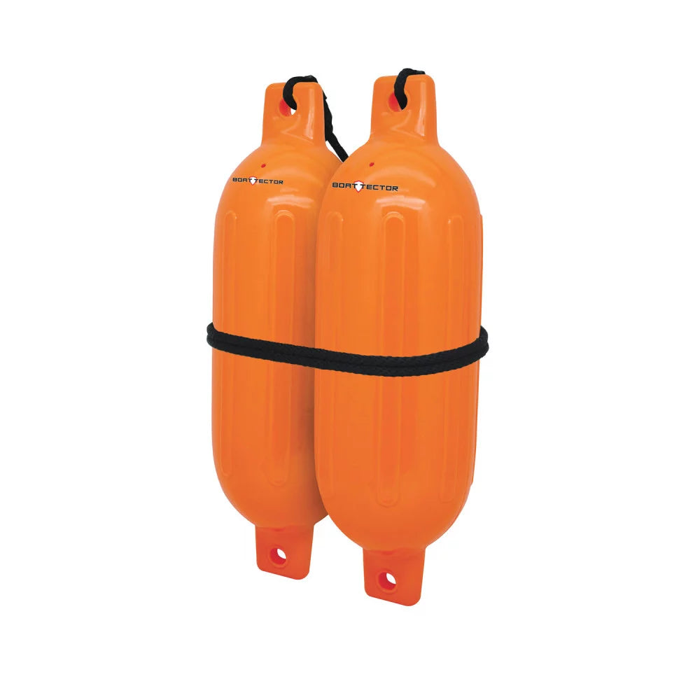 2-Pack Value Inflatable BoatTector - Orange x Neon Max Fender 3006.7581 16", Extreme 4.5"