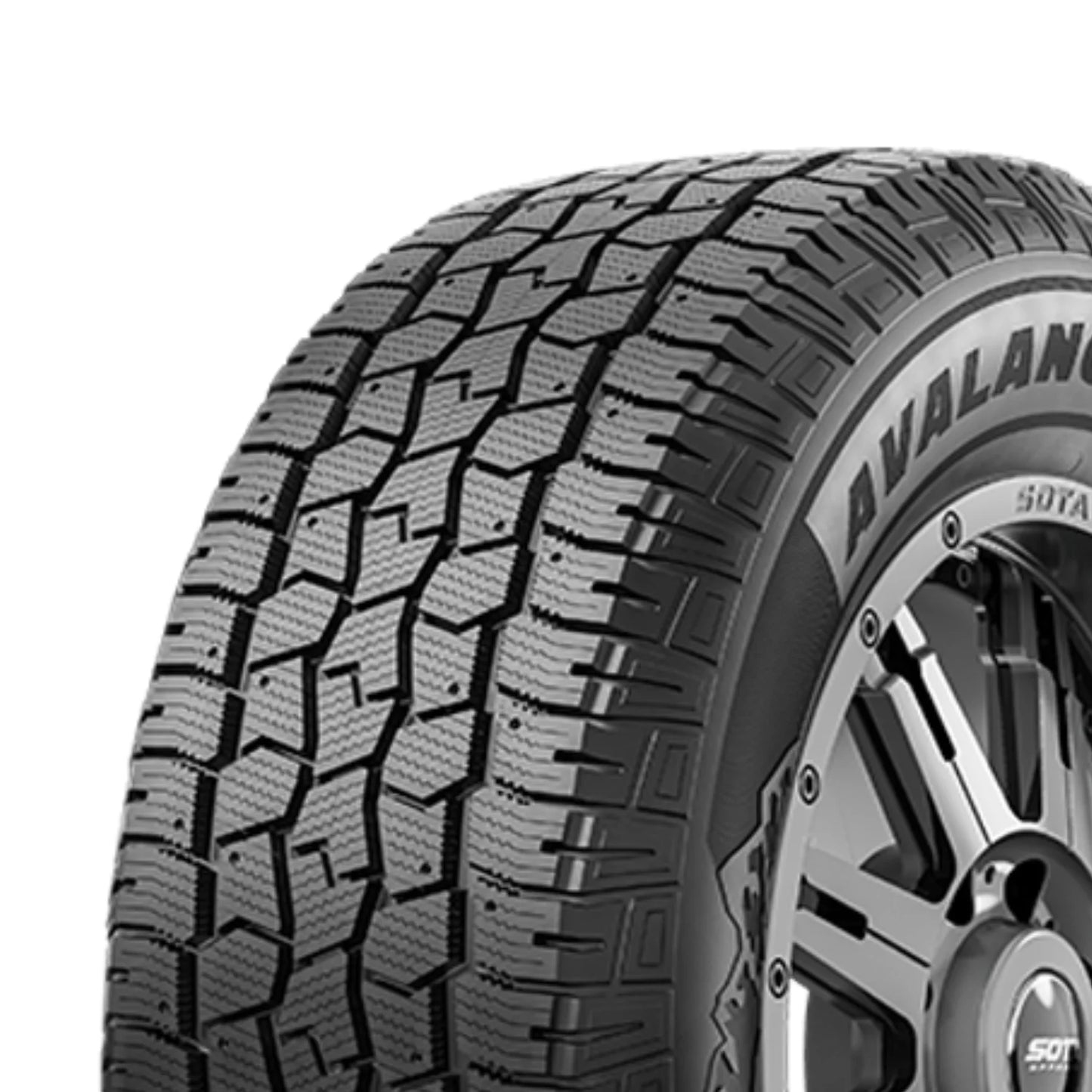 2022 Silverado 1500 SR Chevrolet Boss Fits: Toyota LT AVALANCHE 121/118R Tundra TRD TIRE LT265/60R20 2022 Off-Road, Trail TT WINTER HERCULES E LTD BW