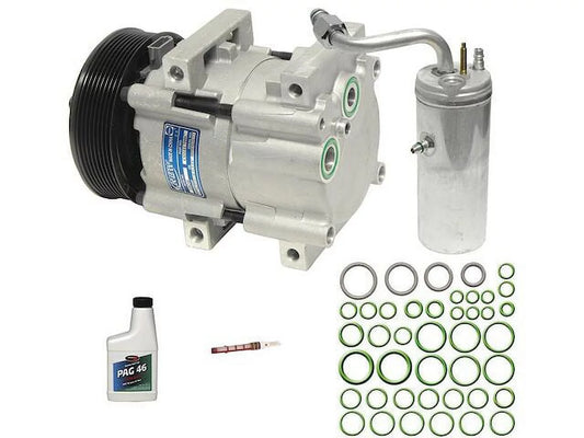 - Compressor Kit Diesel with Mechanical Ford F Turbo - V8 VIN F-250 Super A/C Compatible 7.3L 2003 Orifice) 2001 Fixed 2002 Duty (with 1999 2000