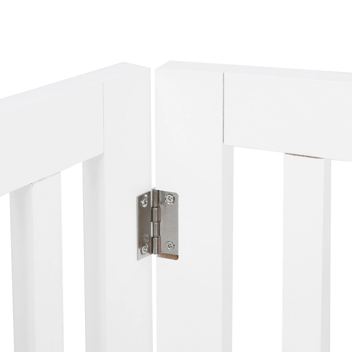 ZENY White Protectors, Dog Entryway Panels Frame 4 MDF 8 Gate Pet with Fence Foldable