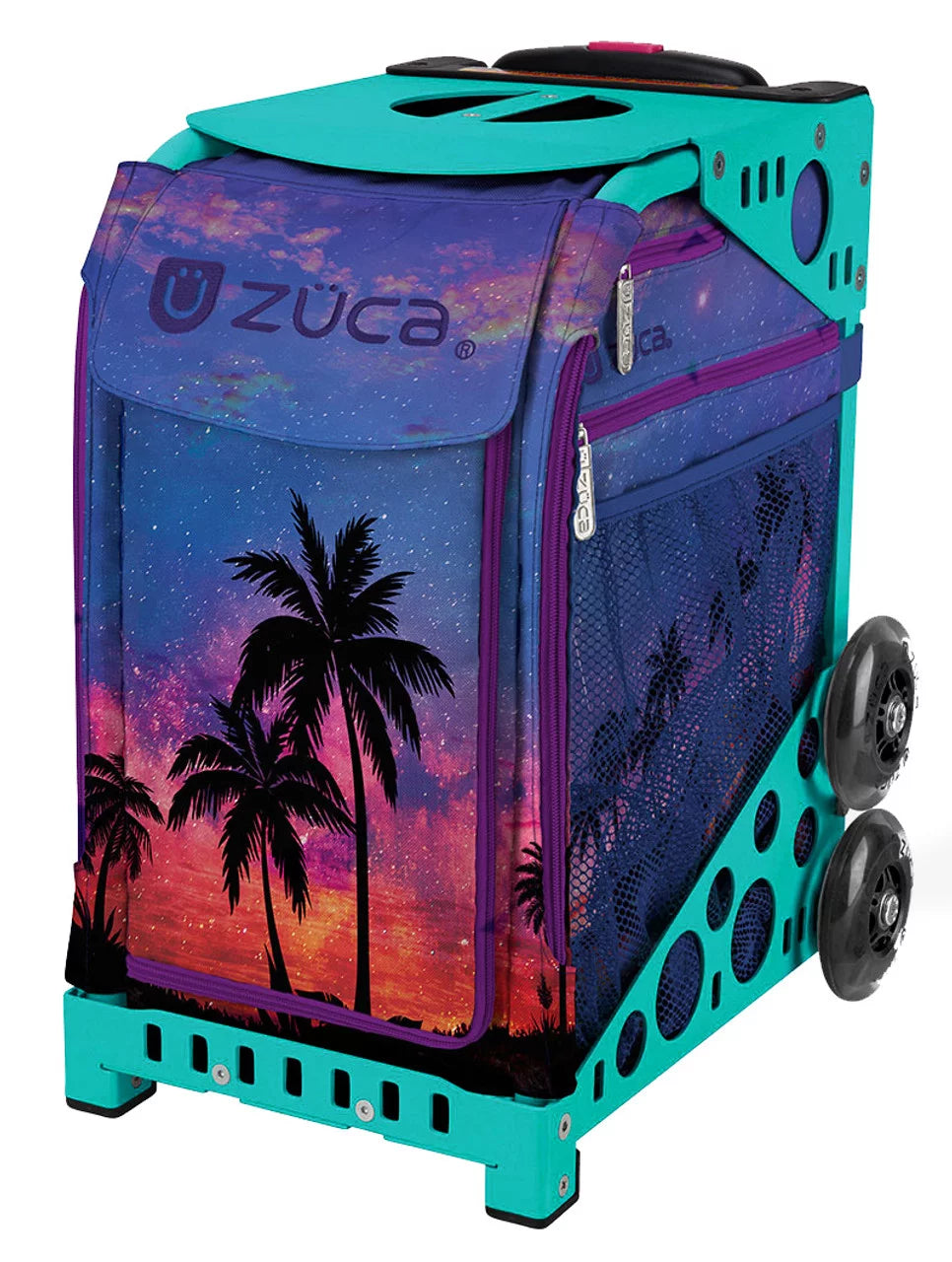 Zuca - Sport (Turquiose Flashing Life with 18" Wheels Frame) Bag Island