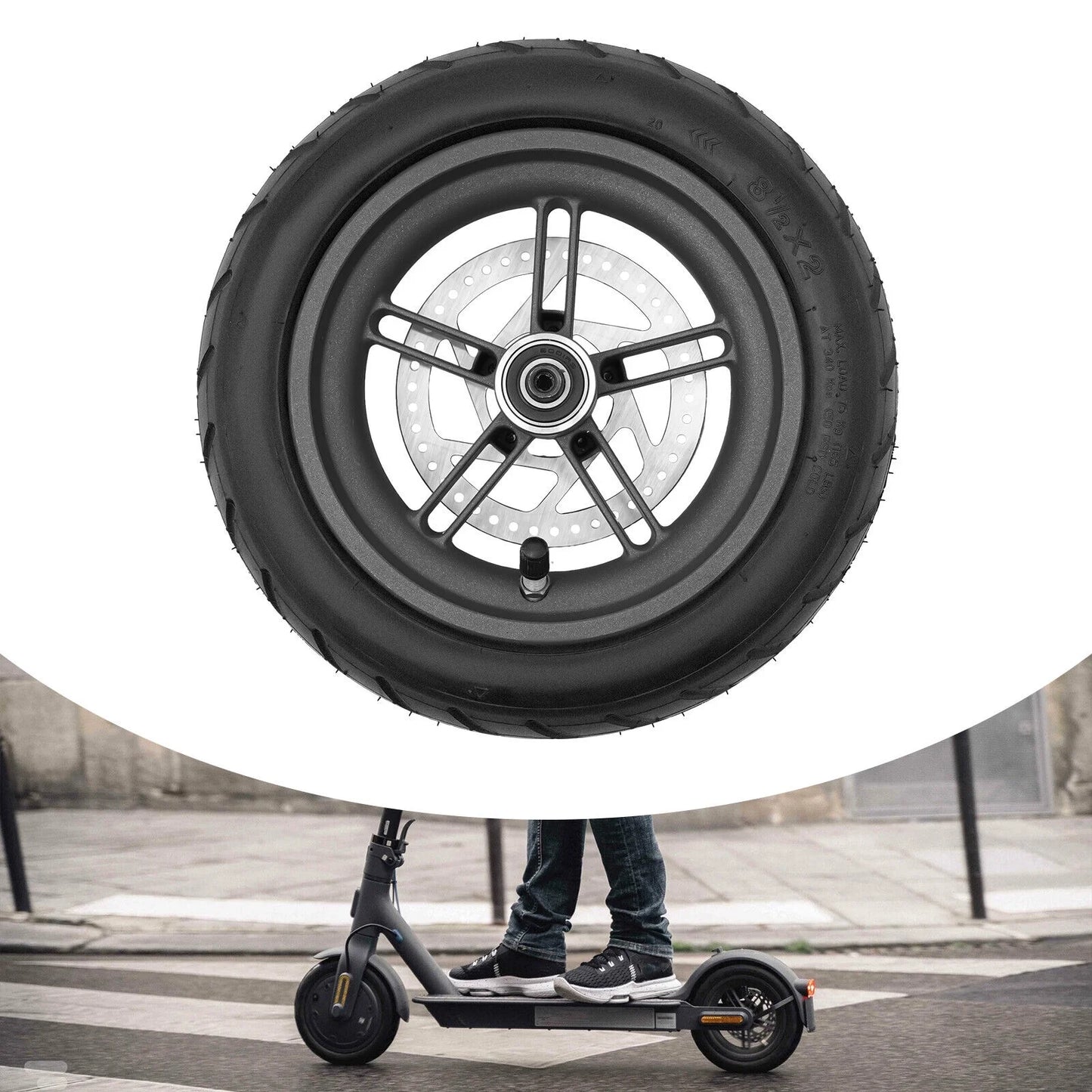 Tyre Xiaomi Solid Scooter Tire For Inch Electric Wheel 10X2.125 Rear 10 M365