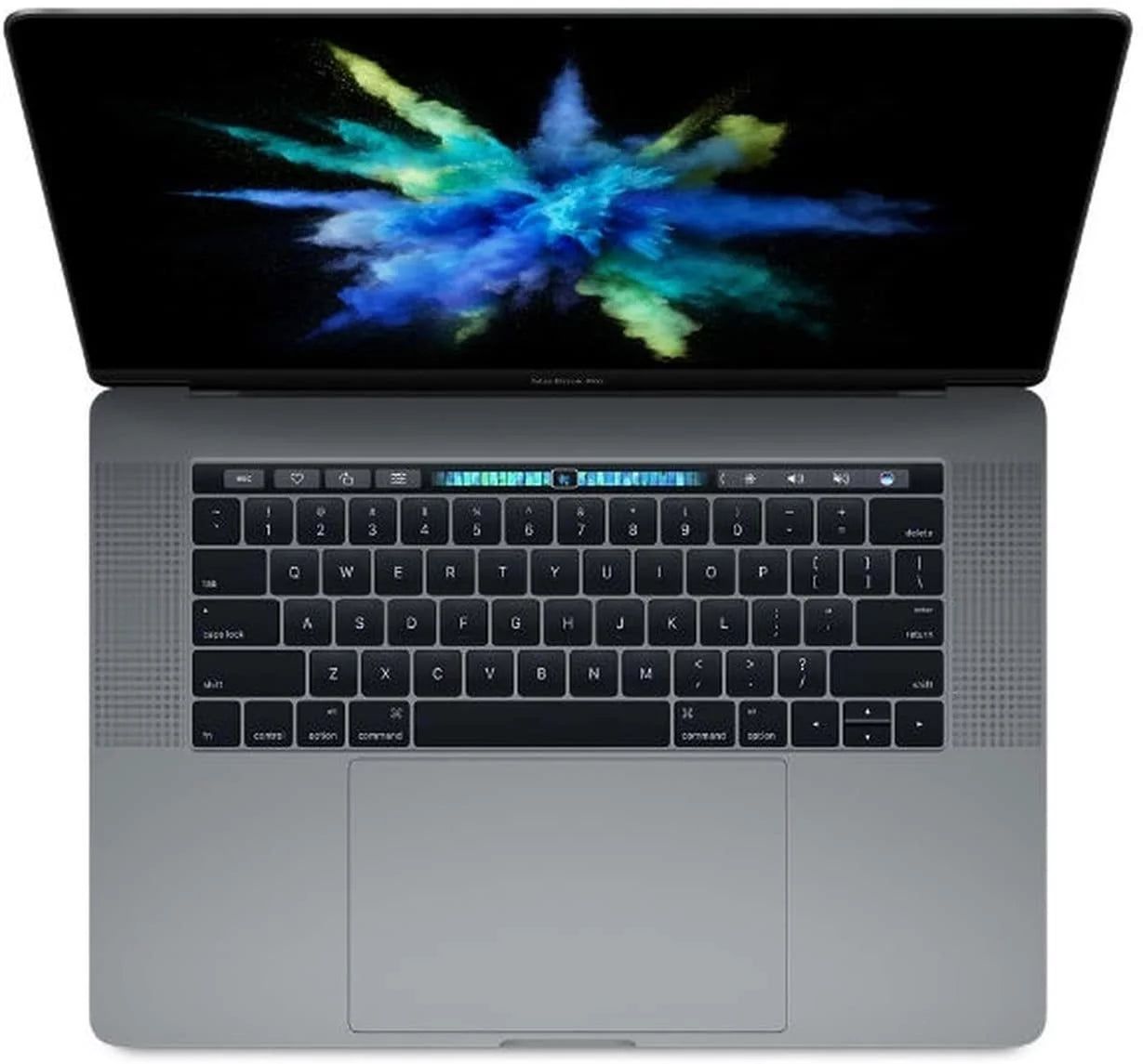 - Apple SSD) Gray MacBook MLH42LL/A Space w/ (Refurbished: RAM, Pro (16GB Good) 15.4 Bar 512GB Pre-Owned Touch