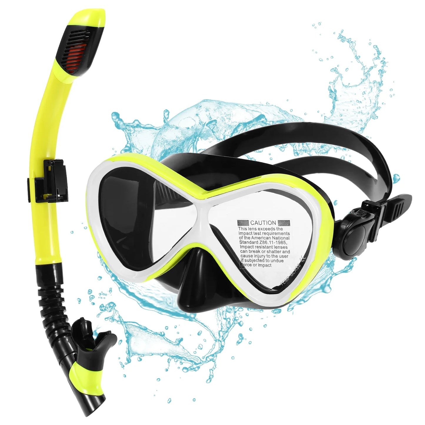 Snorkel Set Kids Goggles for Dry Goggles -fog Snorkel Swimming 6588 with Professional Tube